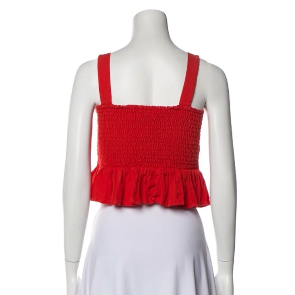 SOLD Carolina K Linen Crop Top - Picture 9 of 10